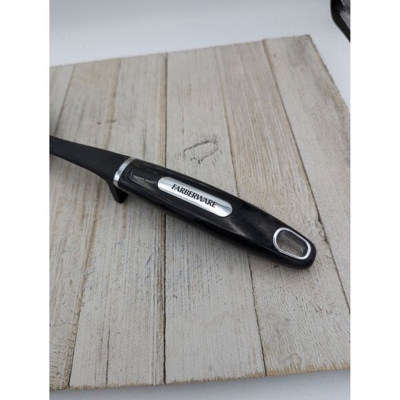 Farberware Solid Spatula Turner Flipper Black Nylon Plastic 13 1/2" - Picture 3 of 6